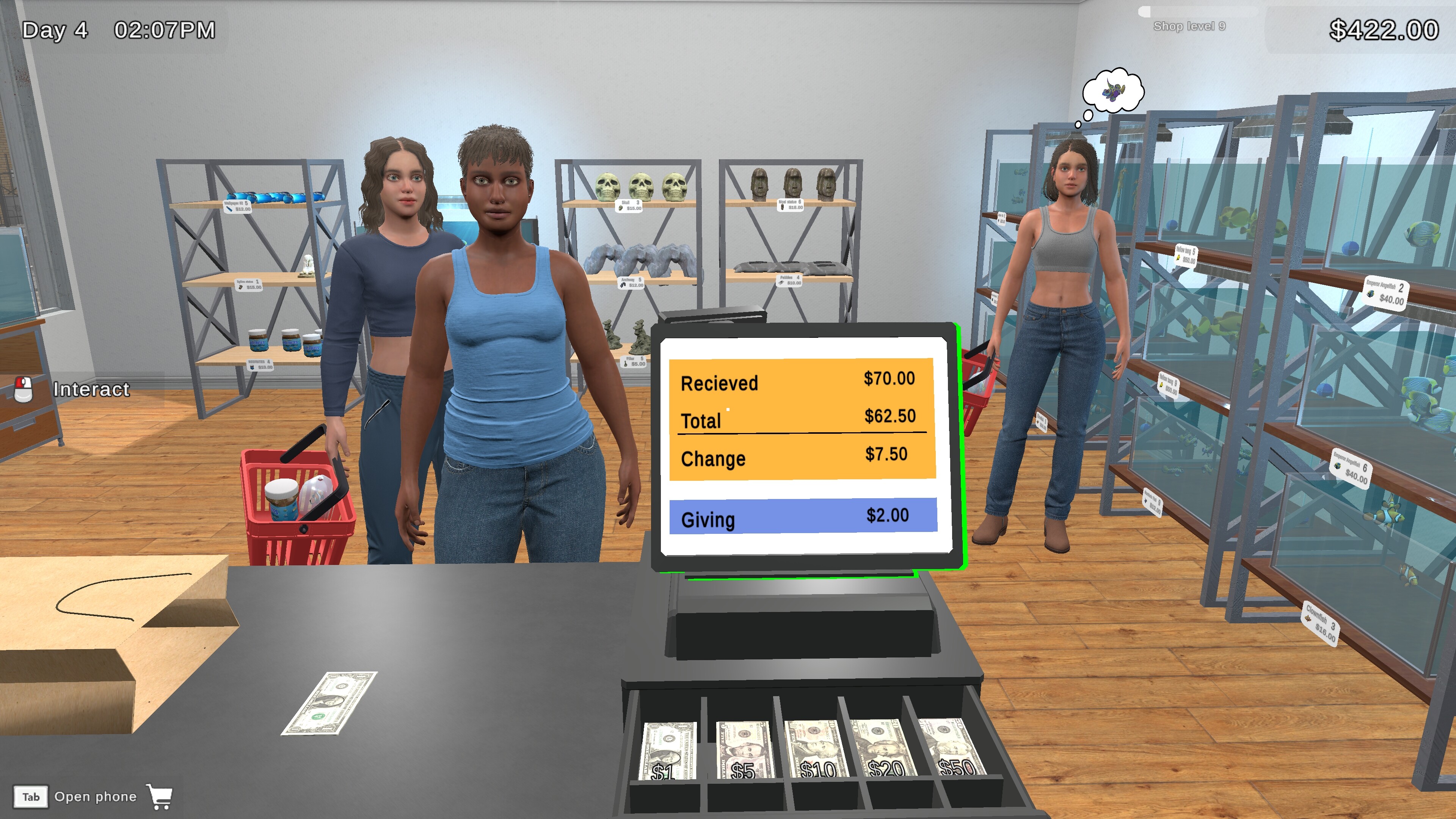 Fish Shop Simulator screenshot 5