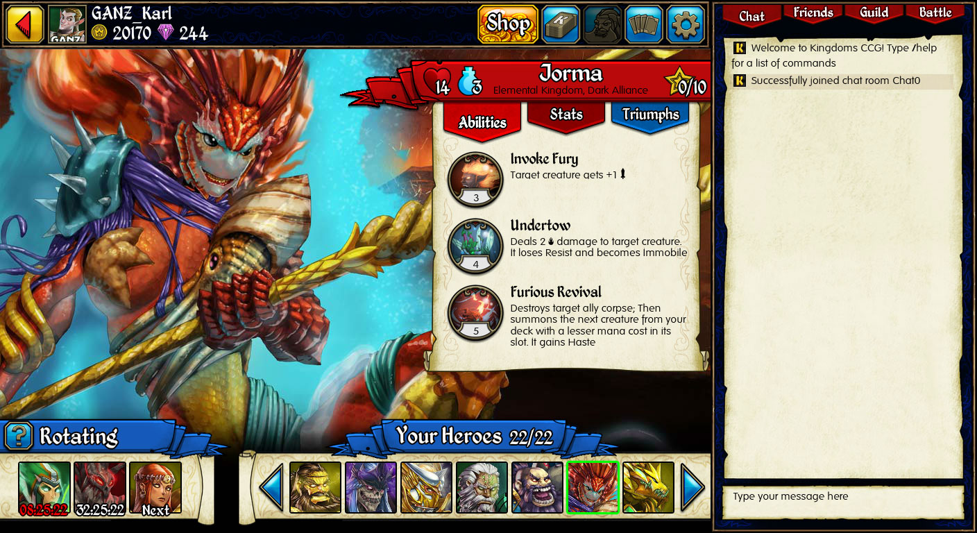 Kingdoms CCG screenshot 4