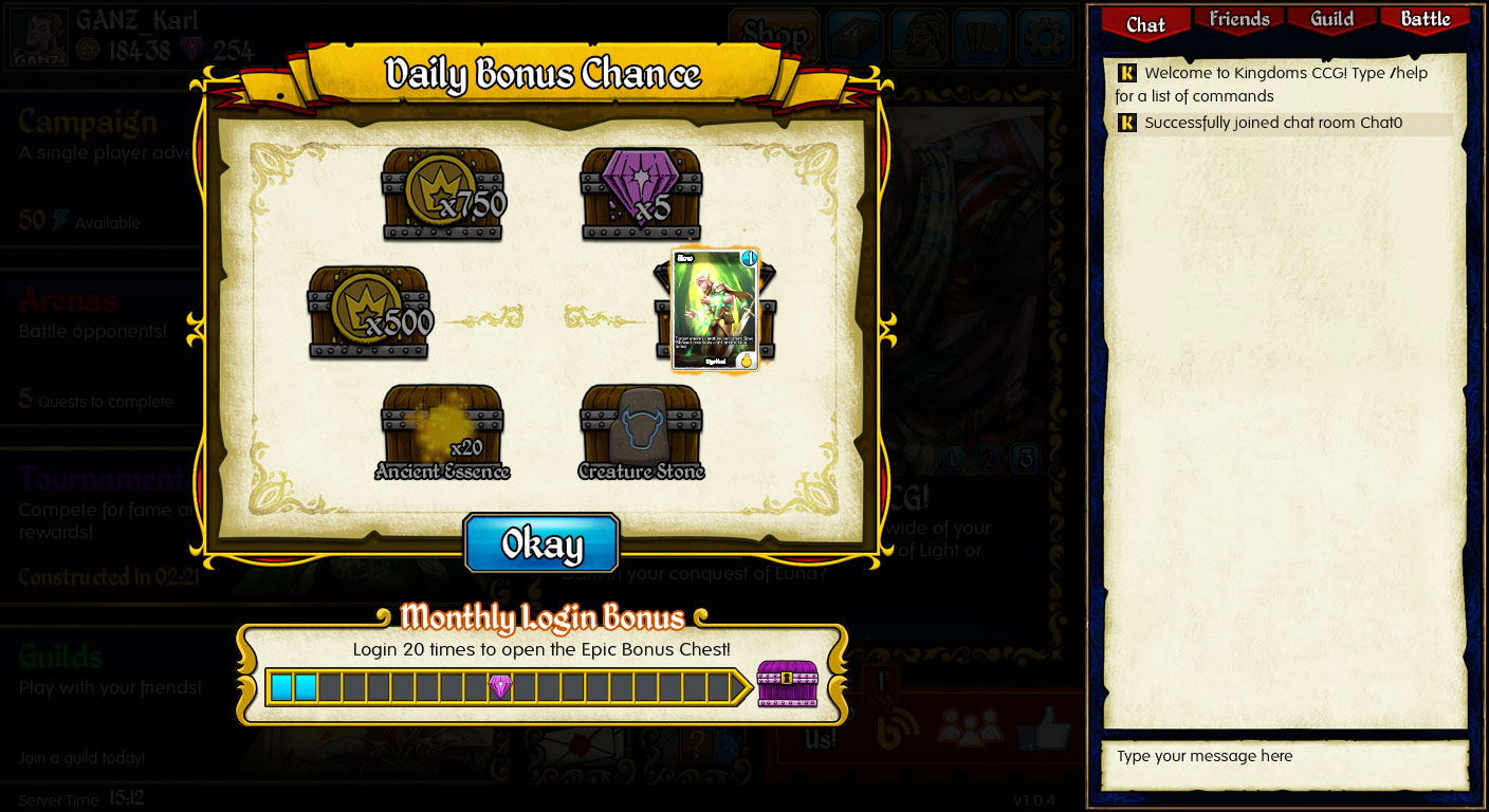 Kingdoms CCG screenshot 6