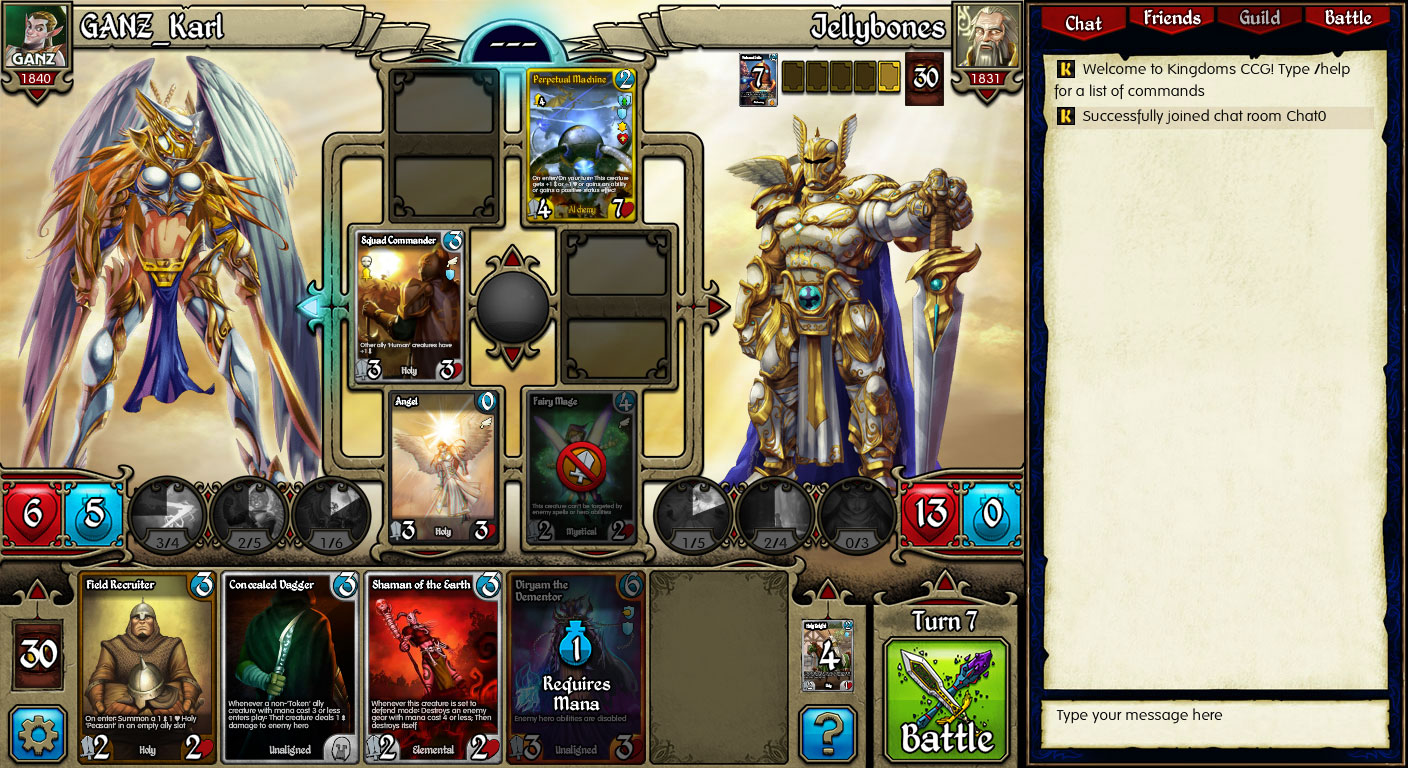 Kingdoms CCG screenshot 2