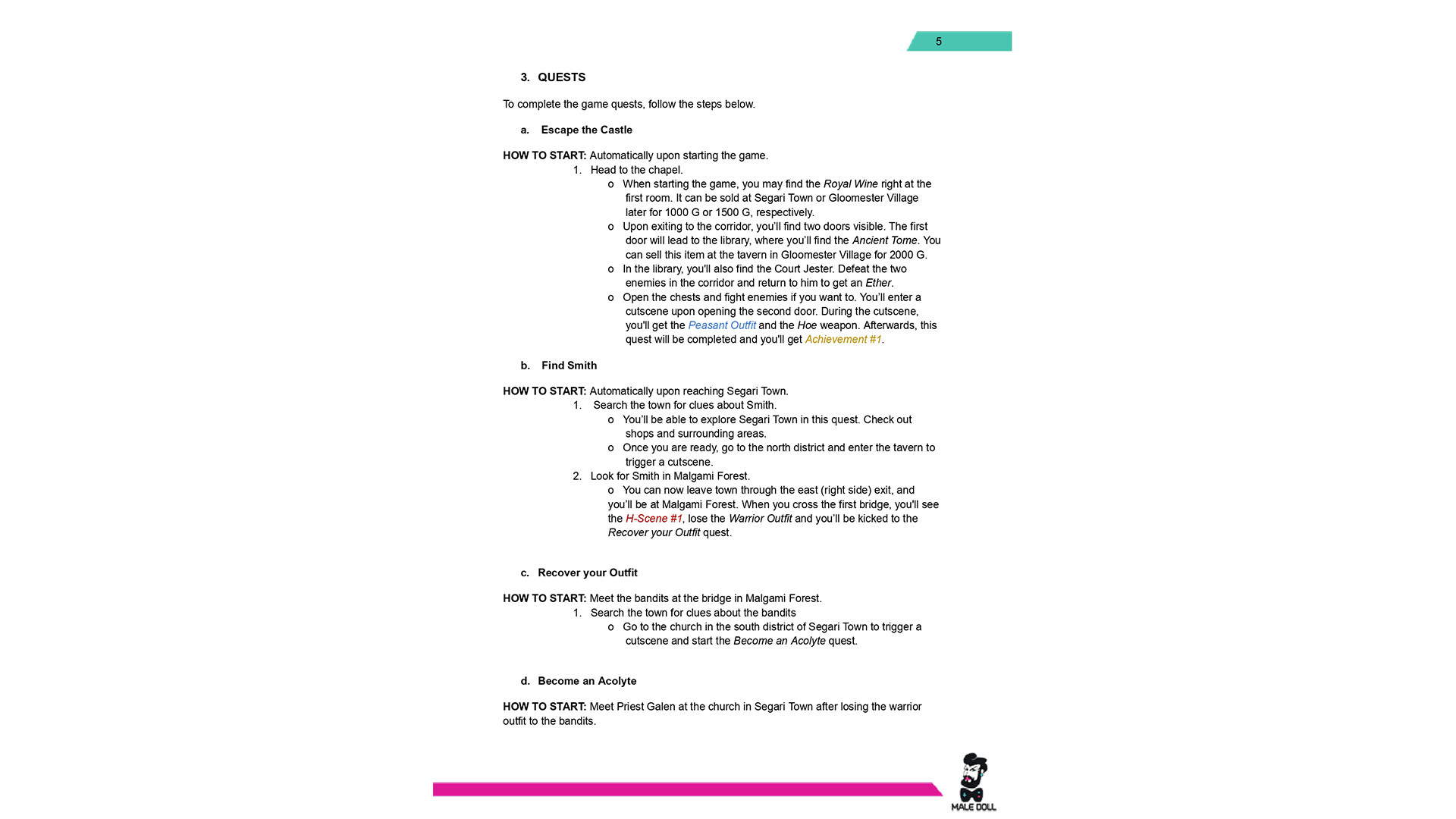 Arthur's Quest: Guide screenshot 5