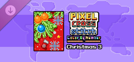 Pixel Cross Stitch - Christmas Pack 3