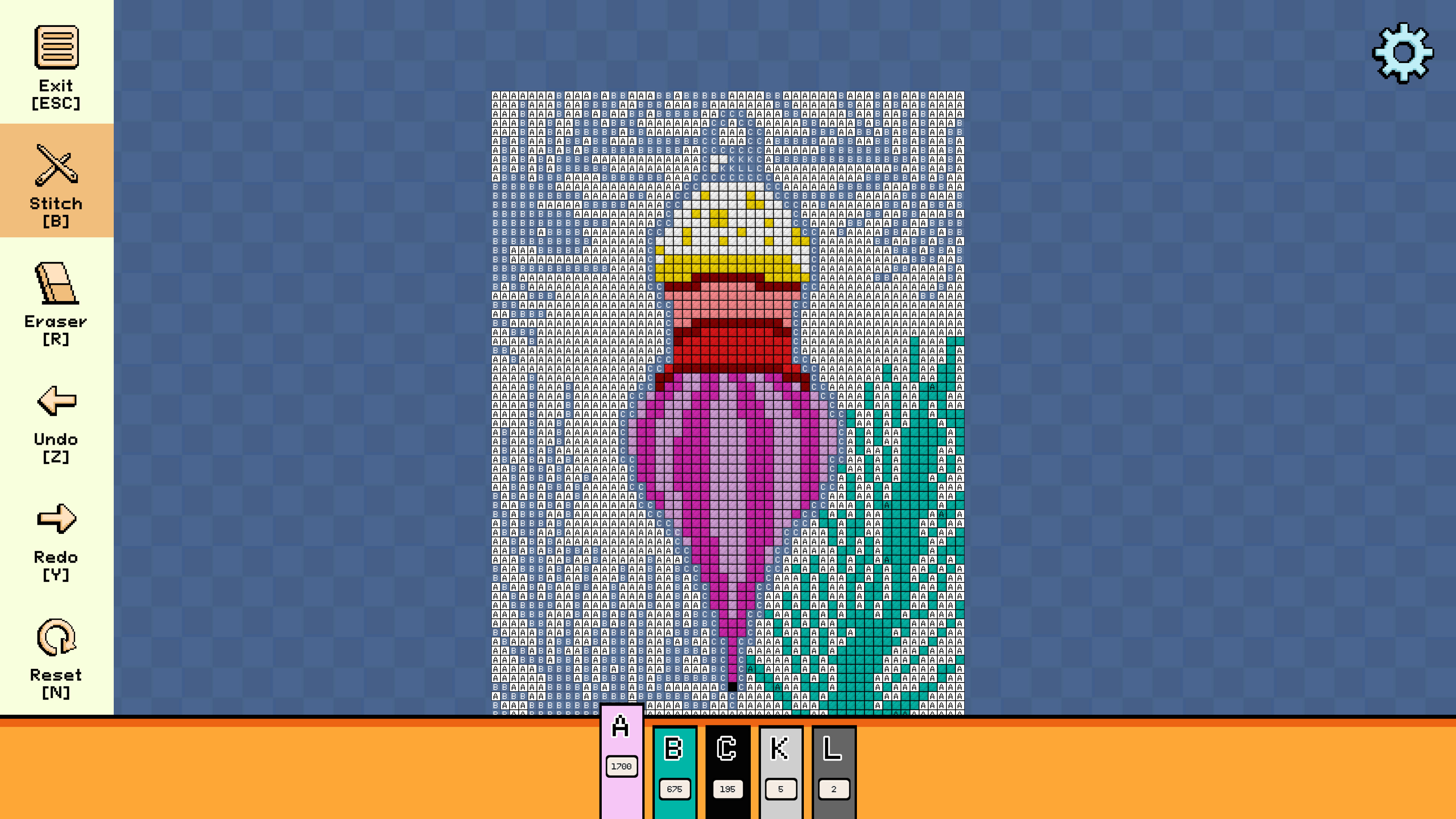 Pixel Cross Stitch - Christmas Baubles Pack 3 screenshot 2