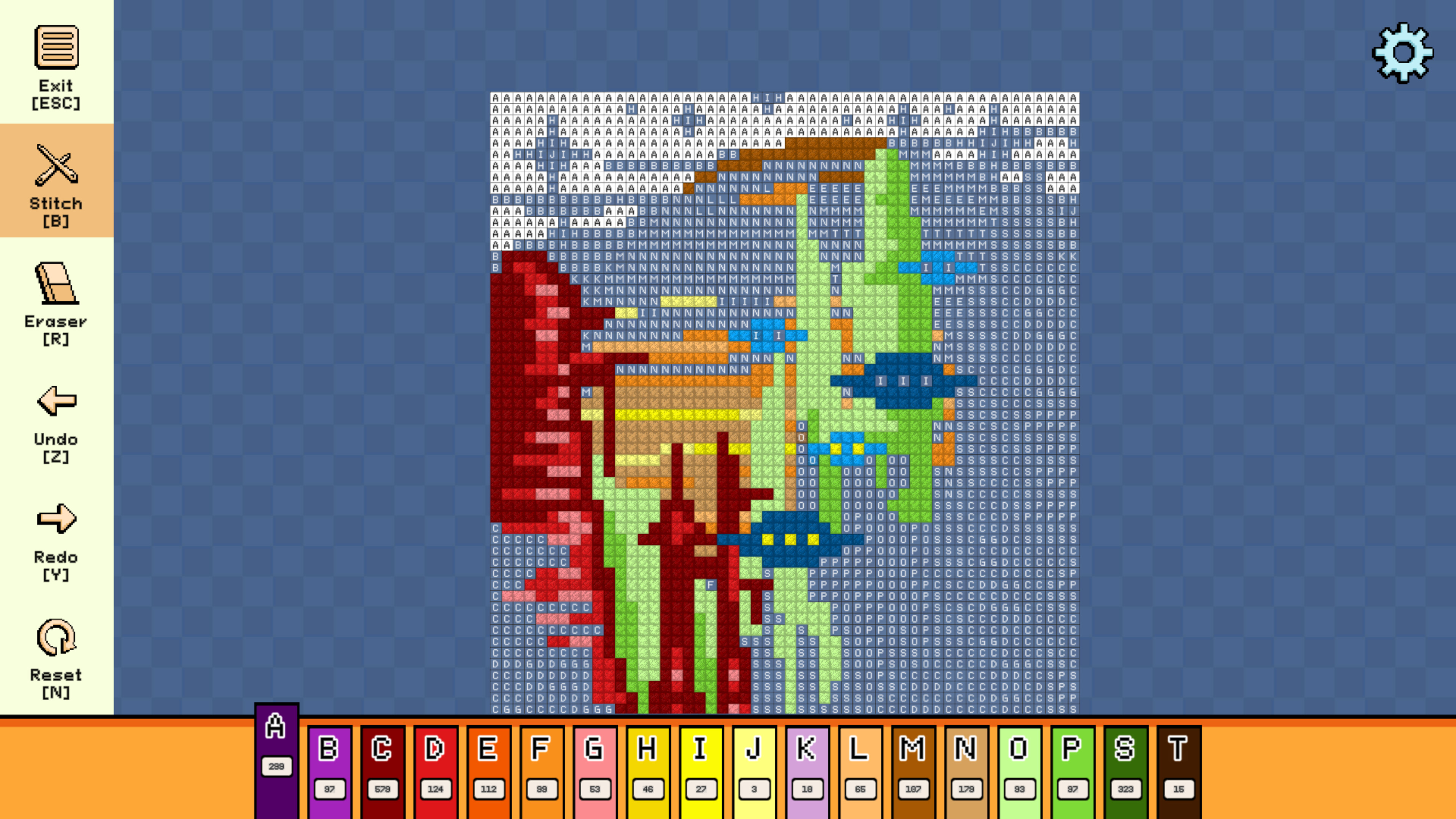 Pixel Cross Stitch - Alien Worlds Pack 3 screenshot 4