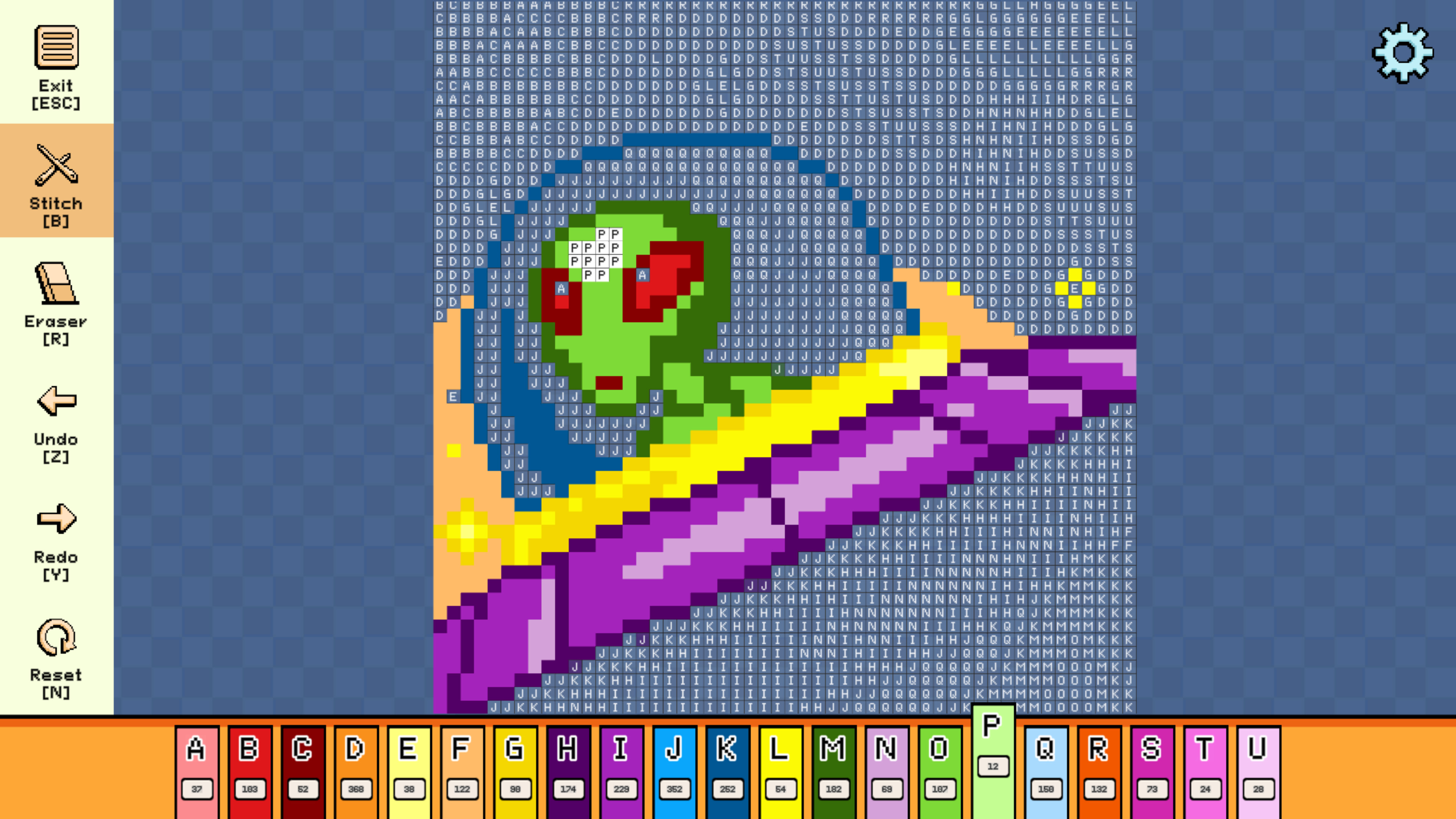 Pixel Cross Stitch - Alien Worlds Pack 3 screenshot 1