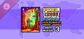 Pixel Cross Stitch - Alien Worlds Pack 3