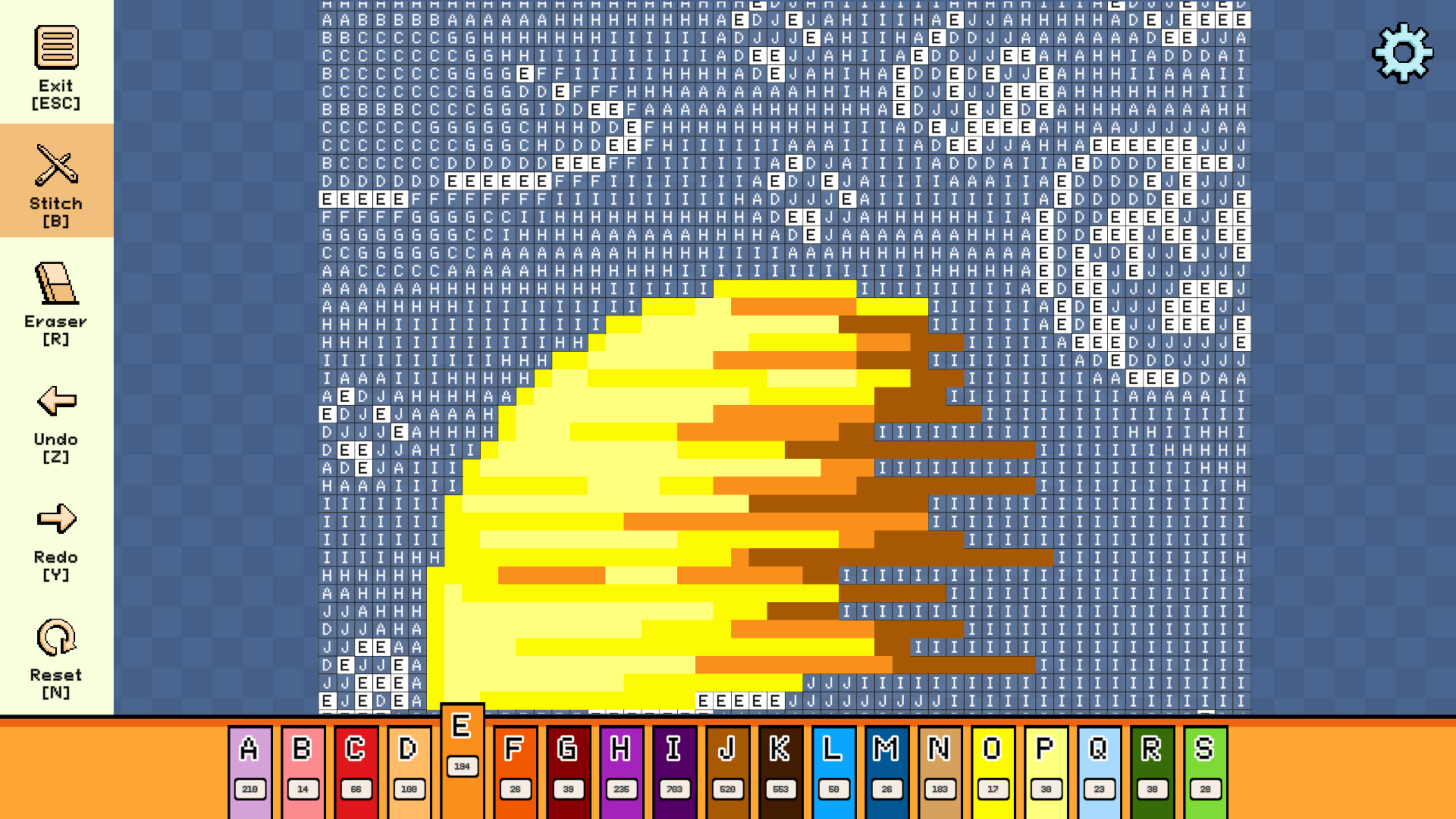 Pixel Cross Stitch - Alien Worlds Pack 3 screenshot 2