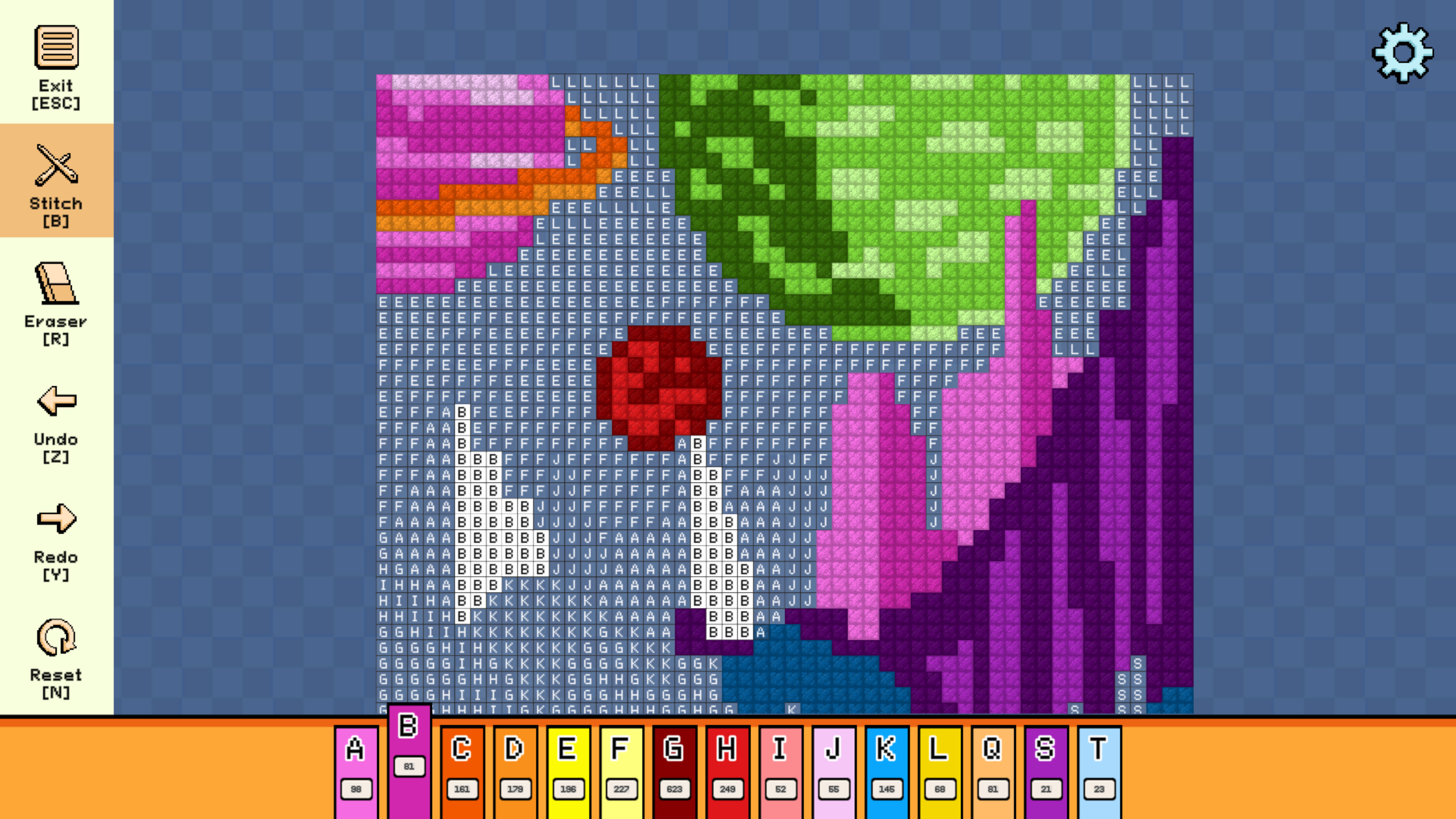 Pixel Cross Stitch - Alien Worlds Pack 3 screenshot 3