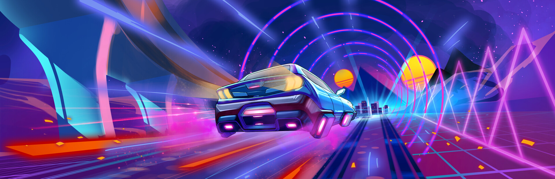Neon Sliders