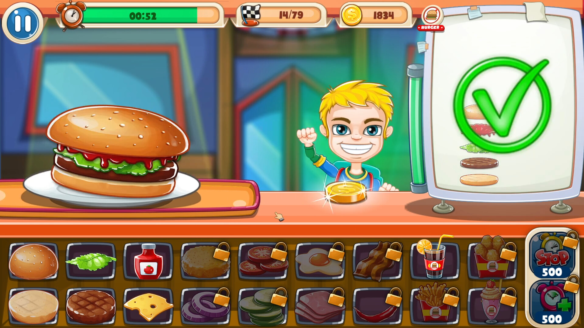 Top Burger Shop Simulator screenshot 1