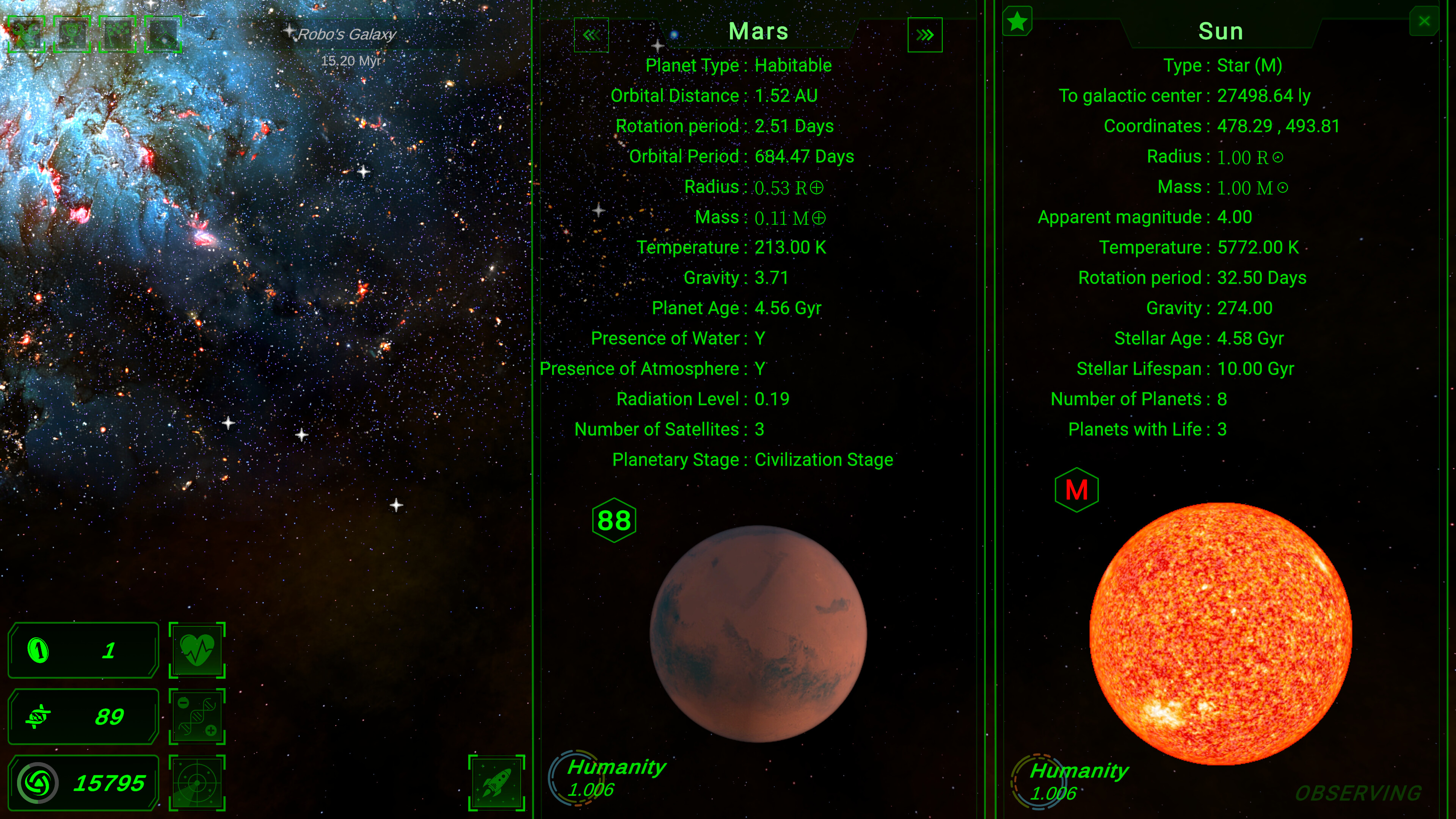 Galactic Simulator screenshot 7