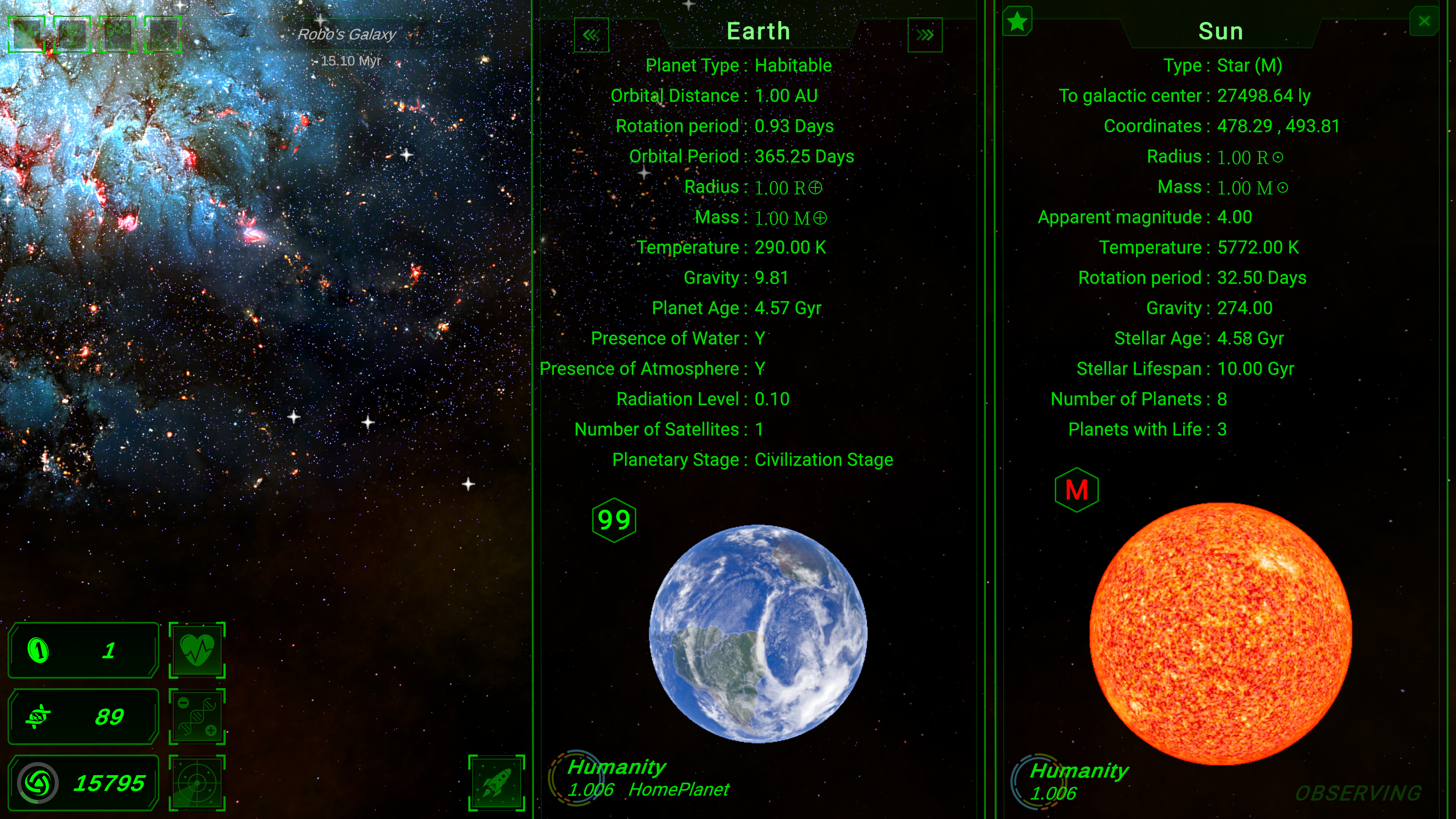 Galactic Simulator screenshot 6