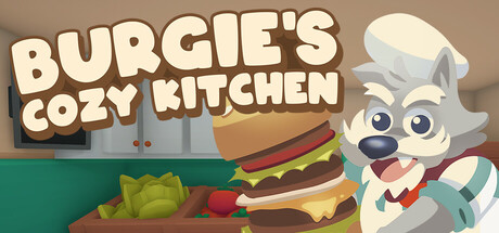 Burgie's cozy kitchen: header artwork
