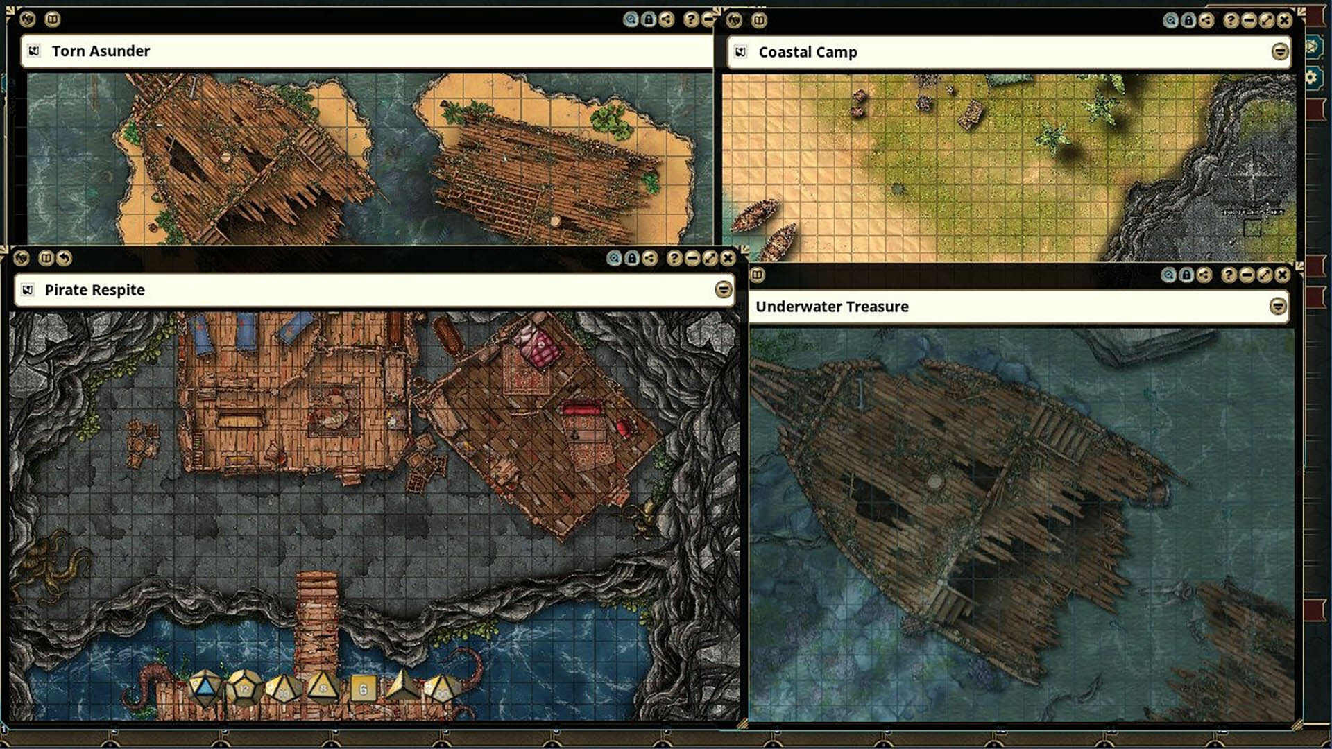 Fantasy Grounds - Map Collection - Nautical screenshot 4