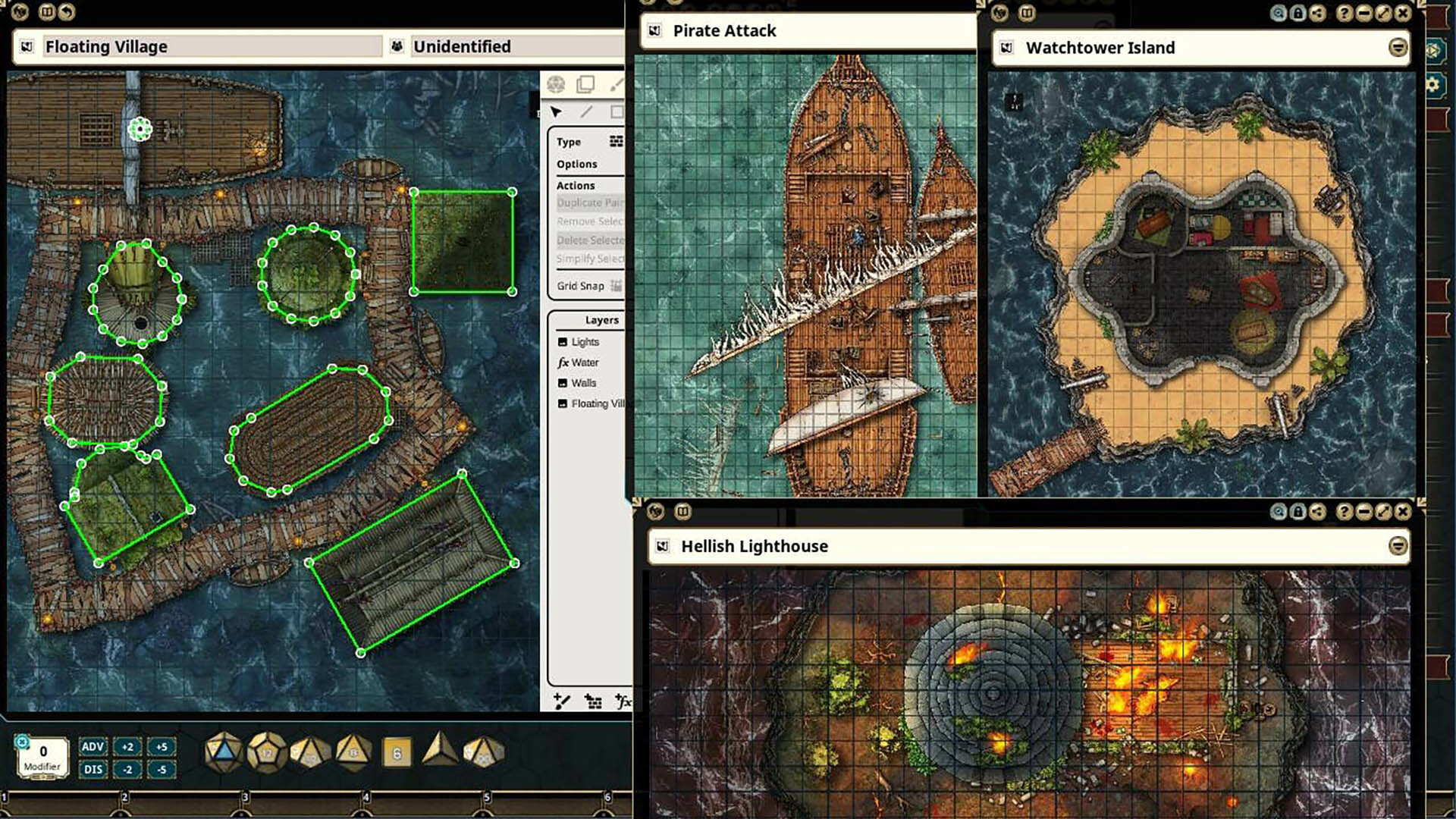Fantasy Grounds - Map Collection - Nautical screenshot 5