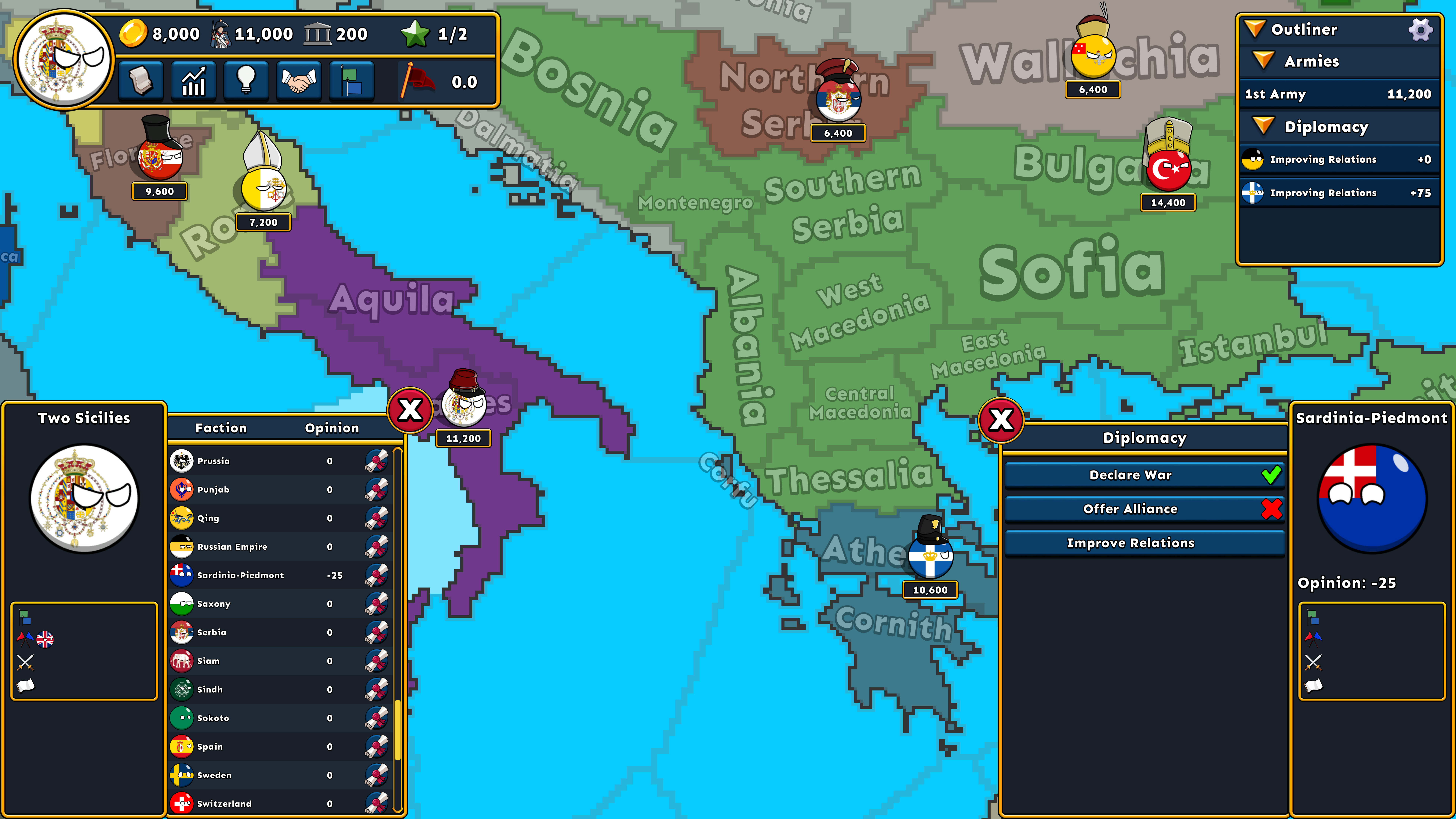 Countryballs Conquest screenshot 8