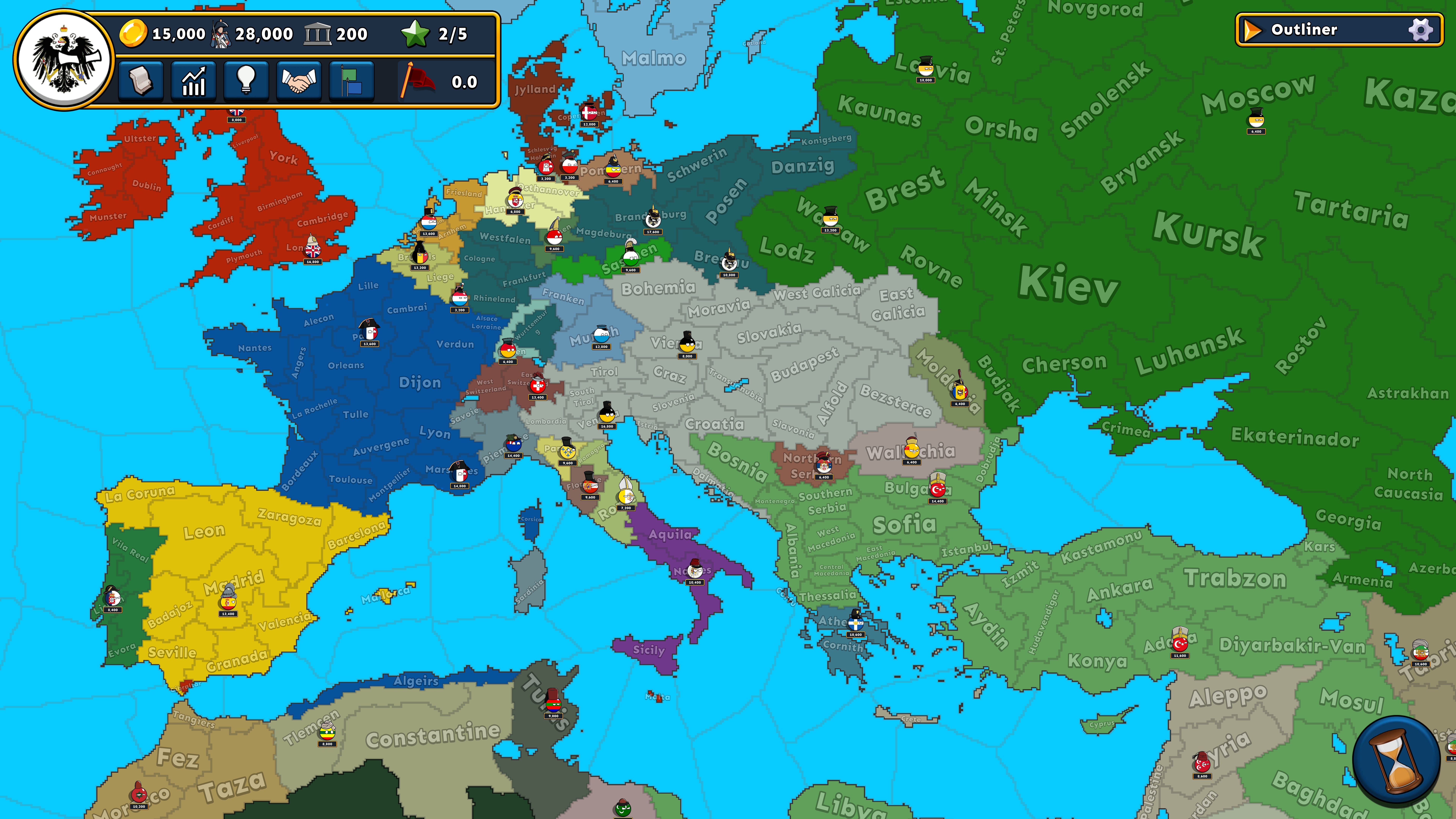 Countryballs Conquest screenshot 1