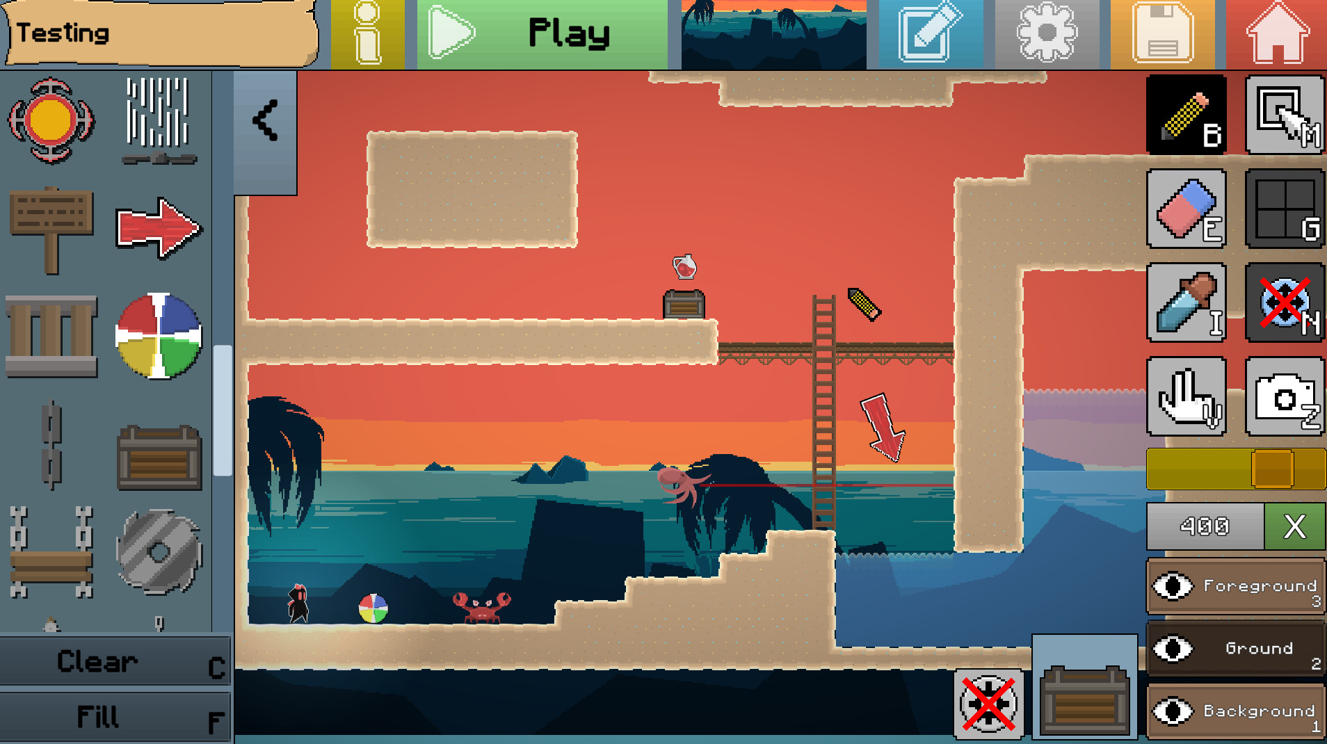 Makis Adventure: Level Editor screenshot 1