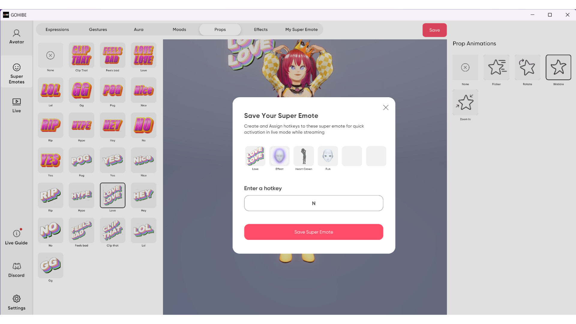 HIBE Studio: Anime Avatar Maker & Vtuber Software screenshot 10