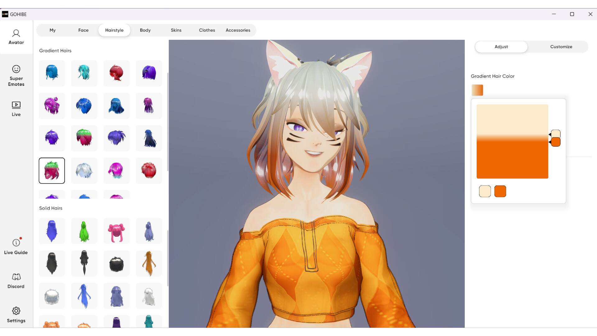 HIBE Studio: Anime Avatar Maker & Vtuber Software screenshot 6