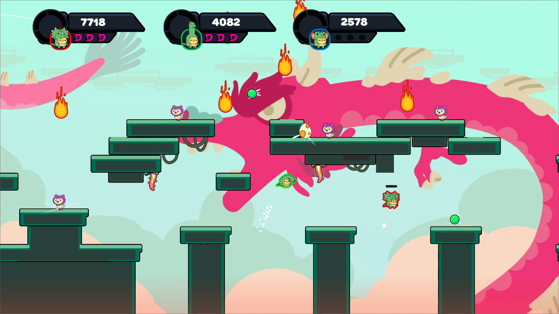 Dino-Ducks Dash screenshot 2