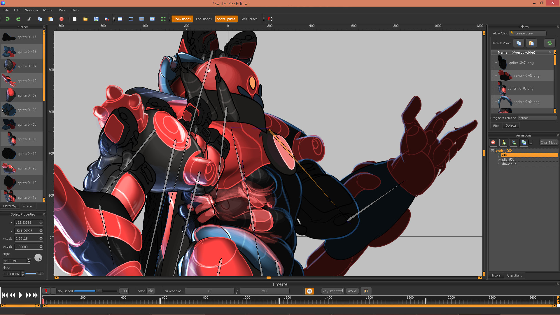 Spriter Pro screenshot 1