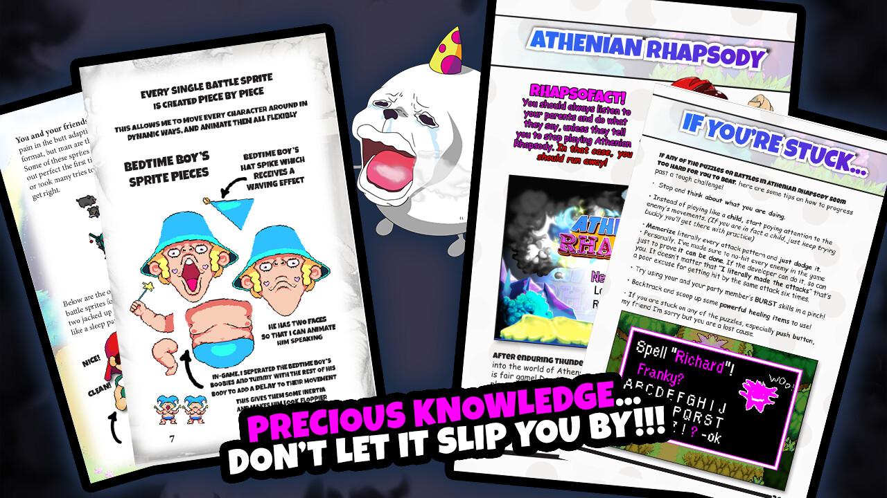 Athenian Rhapsody - Artbook + Manual screenshot 1