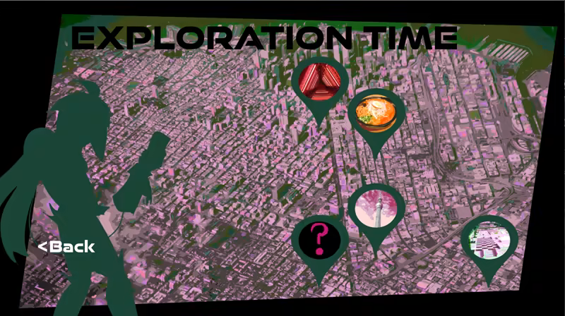 City map navigation.