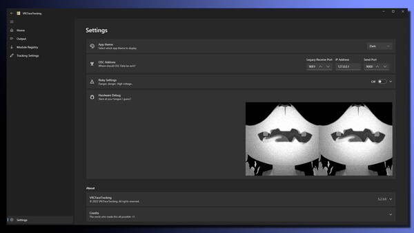 VRCFaceTracking screenshot