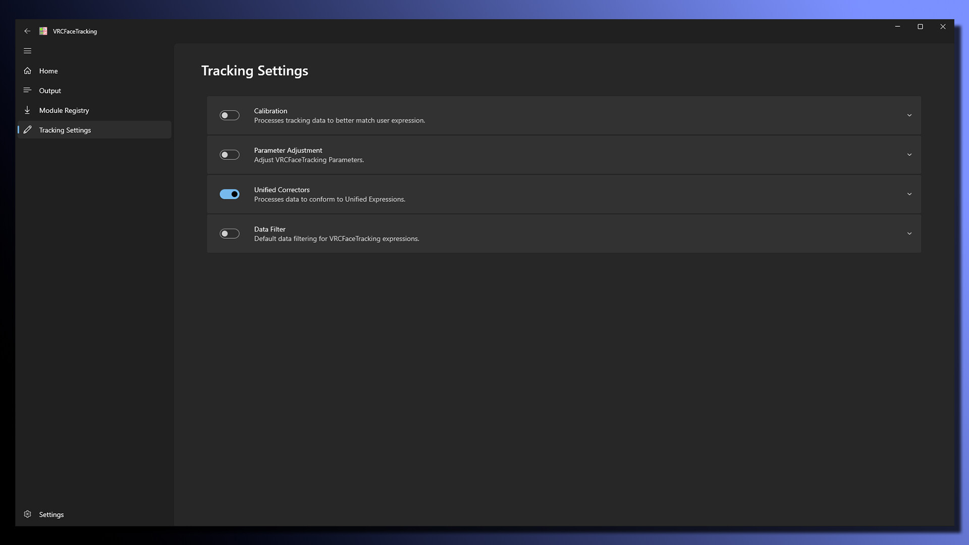 VRCFaceTracking screenshot 4