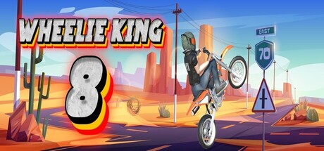Wheelie King 8 - Motorbike simulator 3D — Steam header