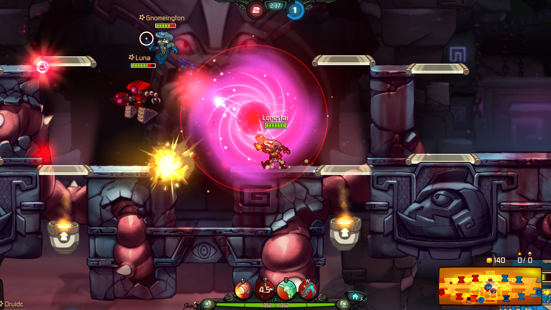Awesomenauts - Loninator Skin screenshot 3