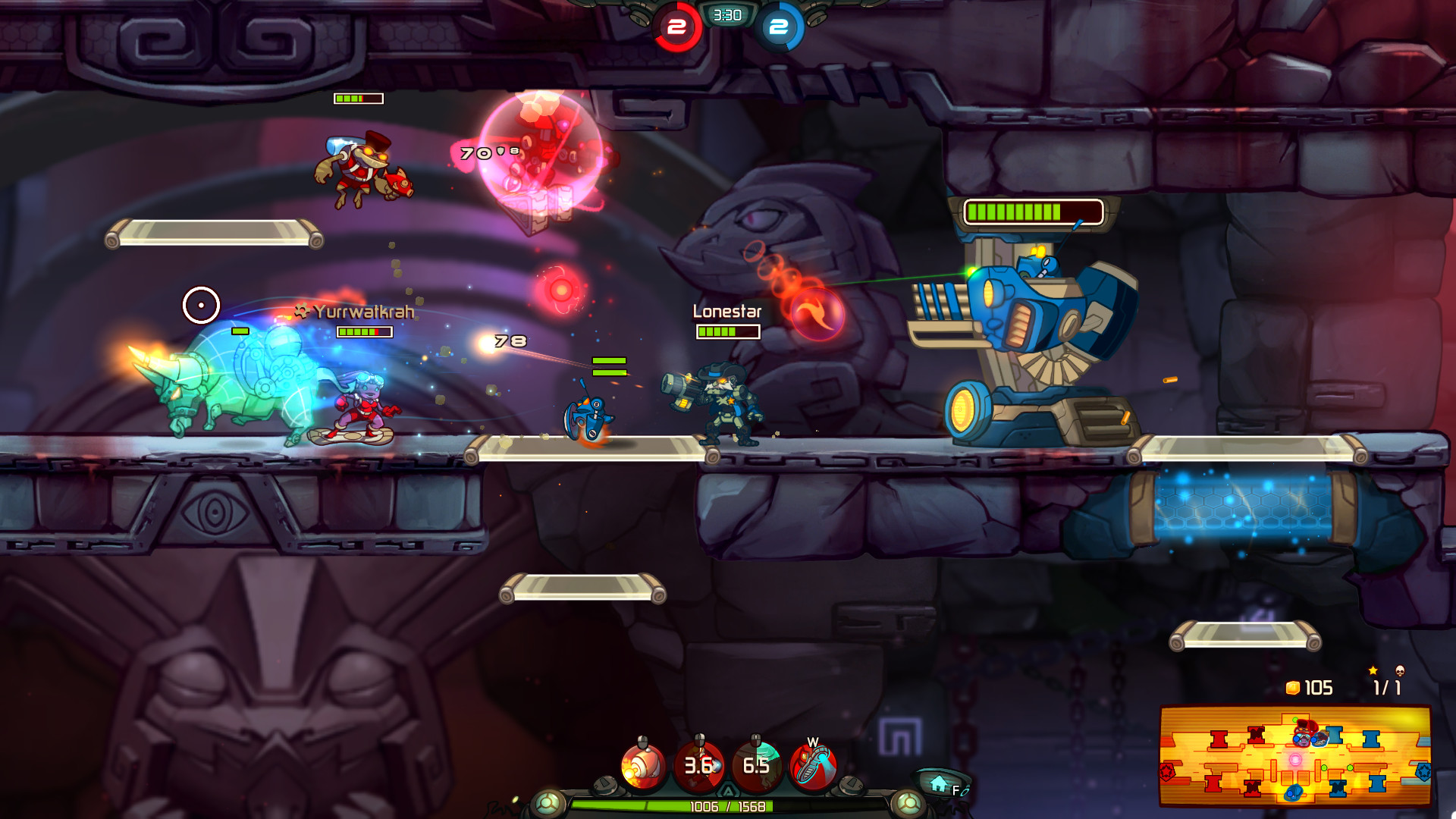 Awesomenauts - Loninator Skin screenshot 2