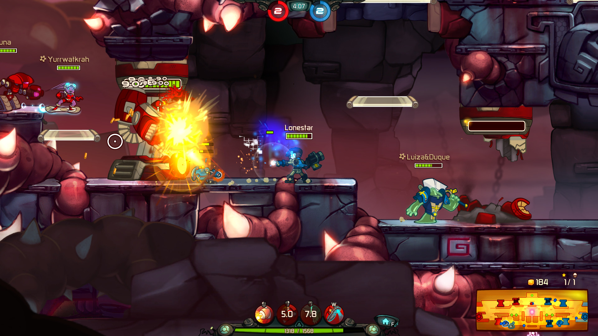 Awesomenauts - Loninator Skin screenshot 4