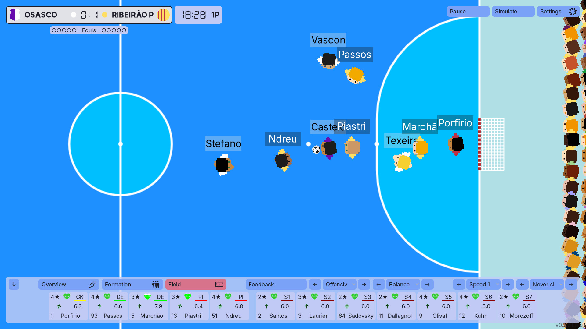 99Managers Futsal Edition screenshot 1
