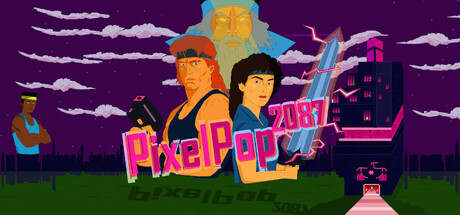PixelPop 2087 — Steam header
