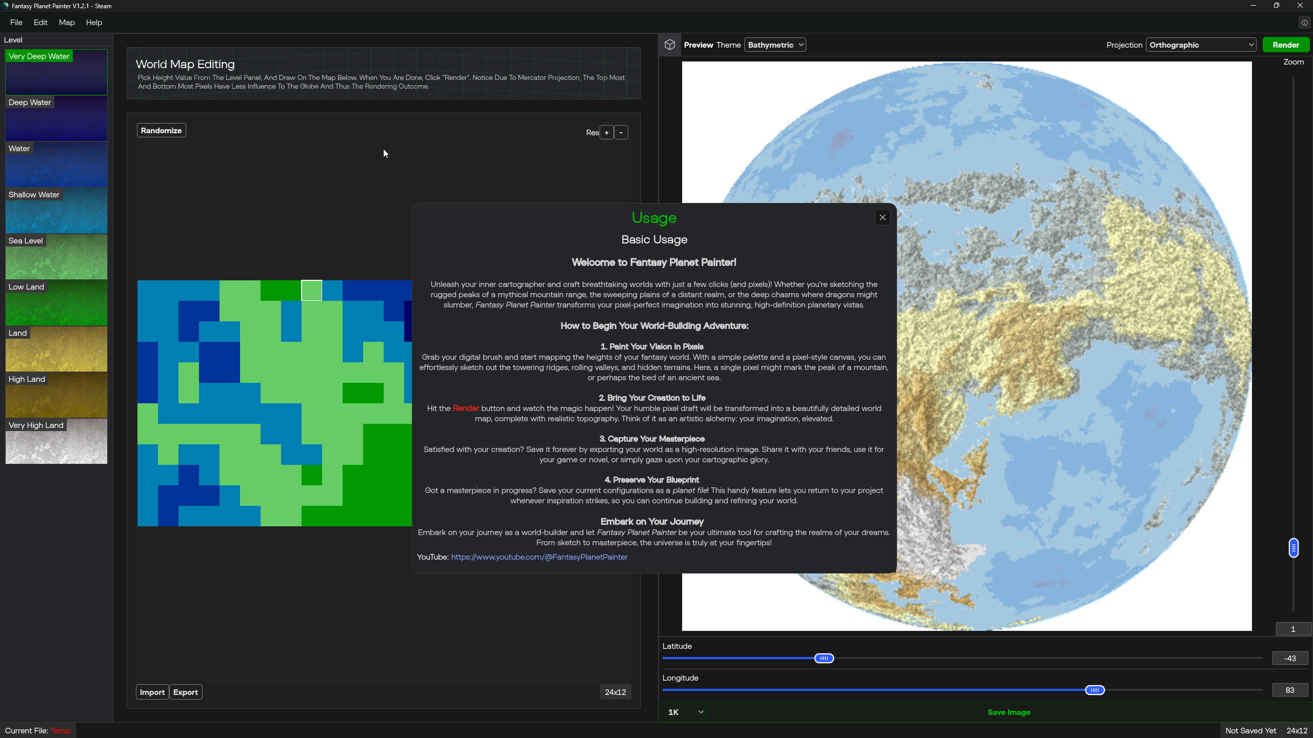 Fantasy Planet Painter screenshot 2
