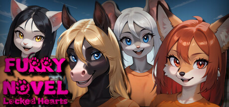 Furry Novel: Locked Hearts: header artwork