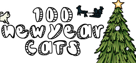 100 New Year Cats Cover Image