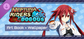 Neptunia Riders VS Dogoos Digital Art Book + Wallpaper