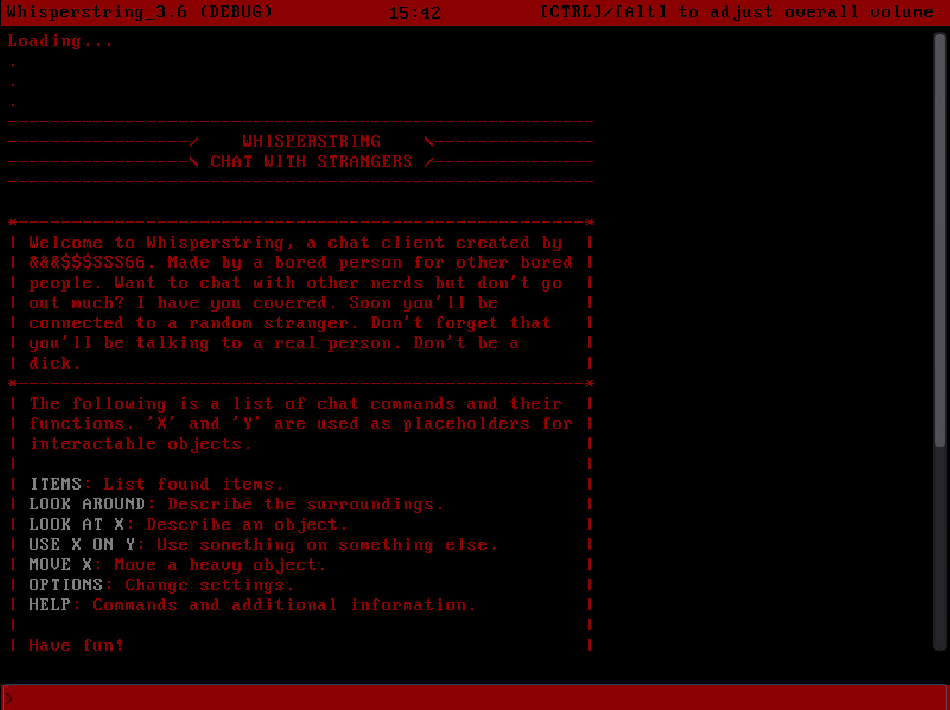 Whisperstring screenshot 1