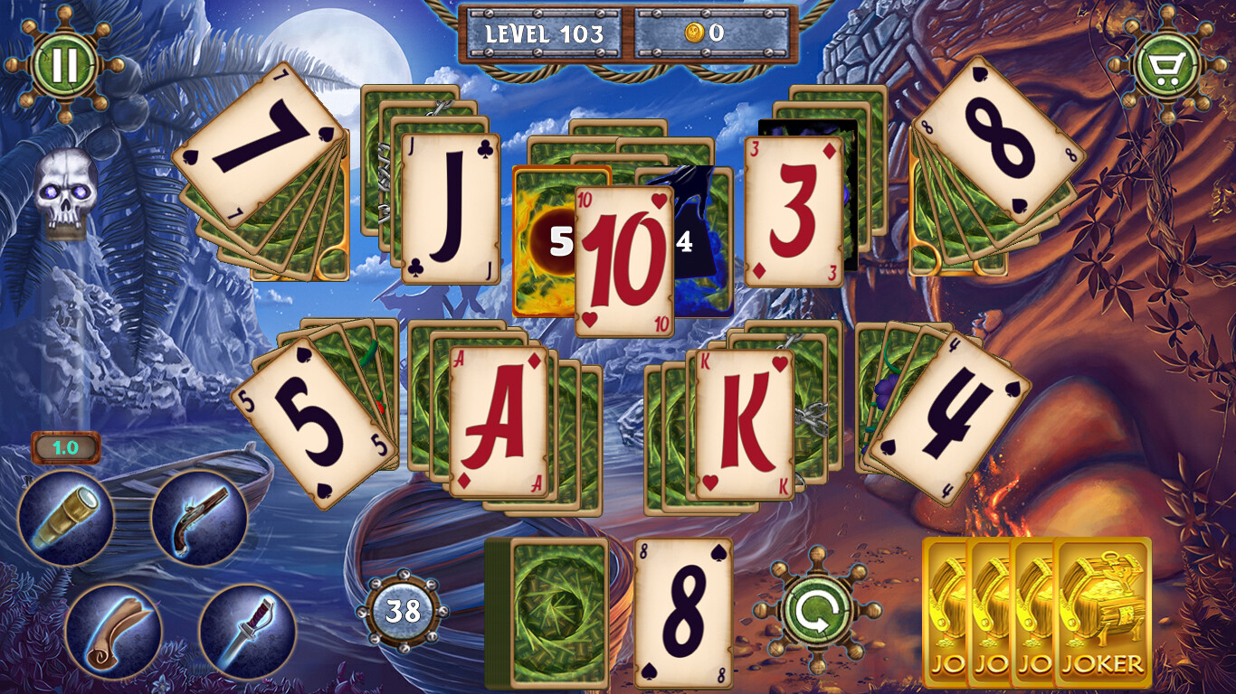 Pirates Adventure Solitaire screenshot 2