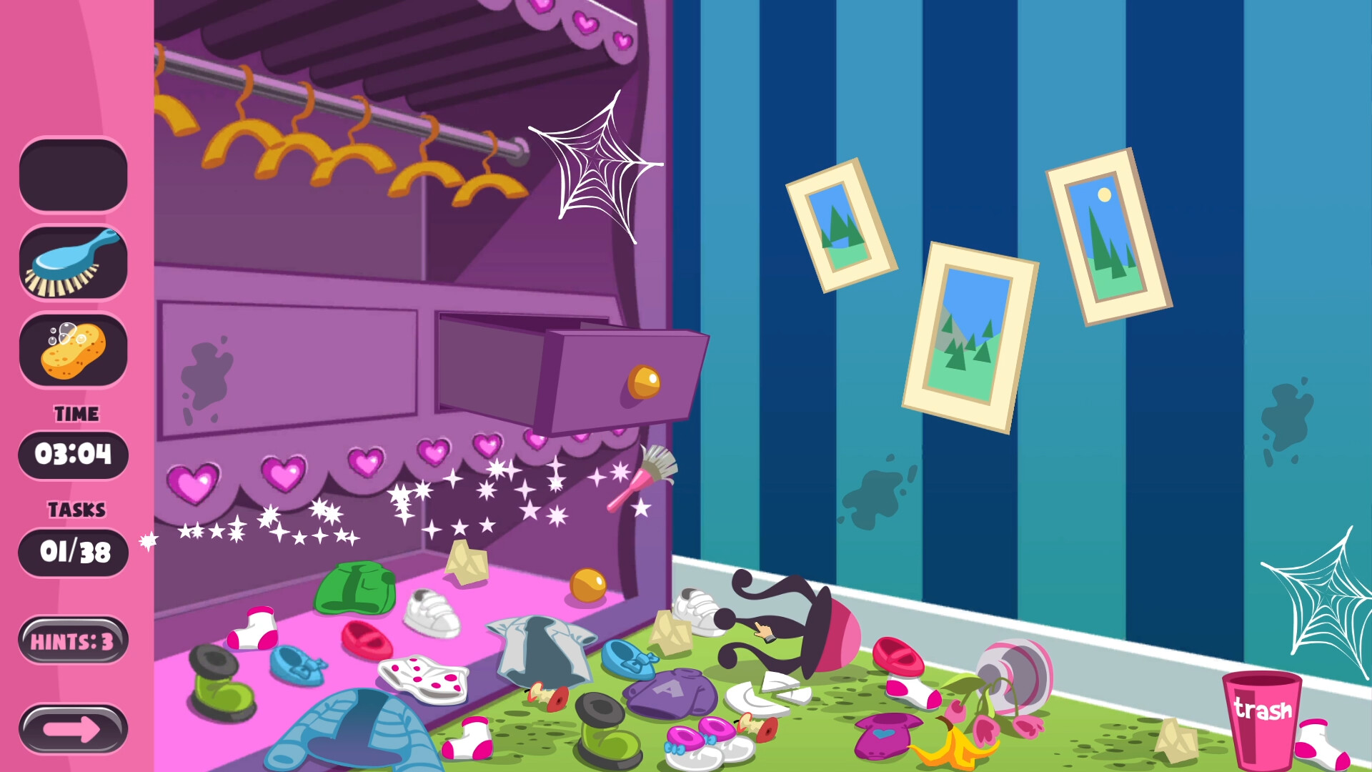 Home Cleaning: Cozy Baby Cleanup screenshot 5