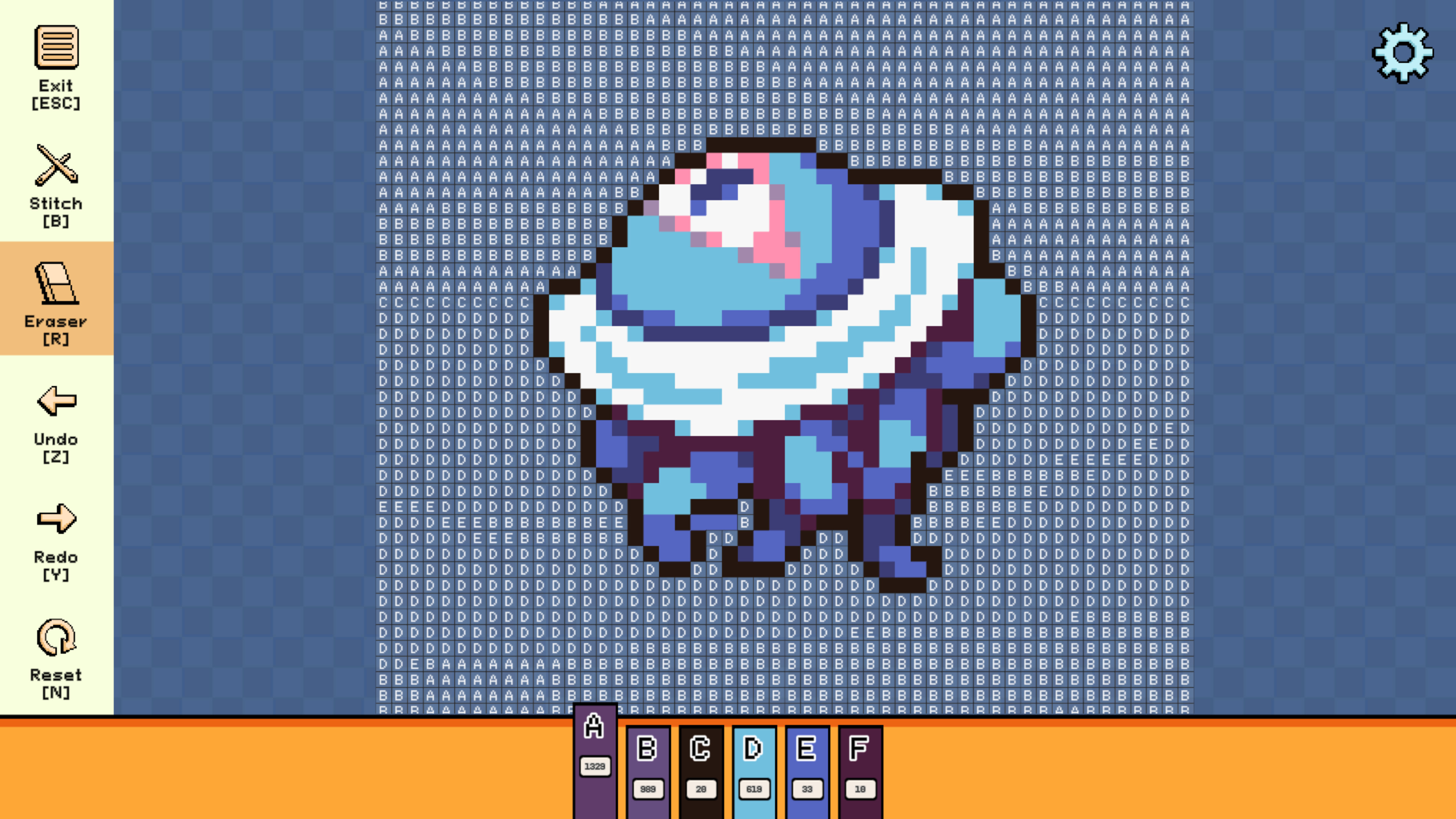 Pixel Cross Stitch - Menacing Monsters Pack screenshot 3