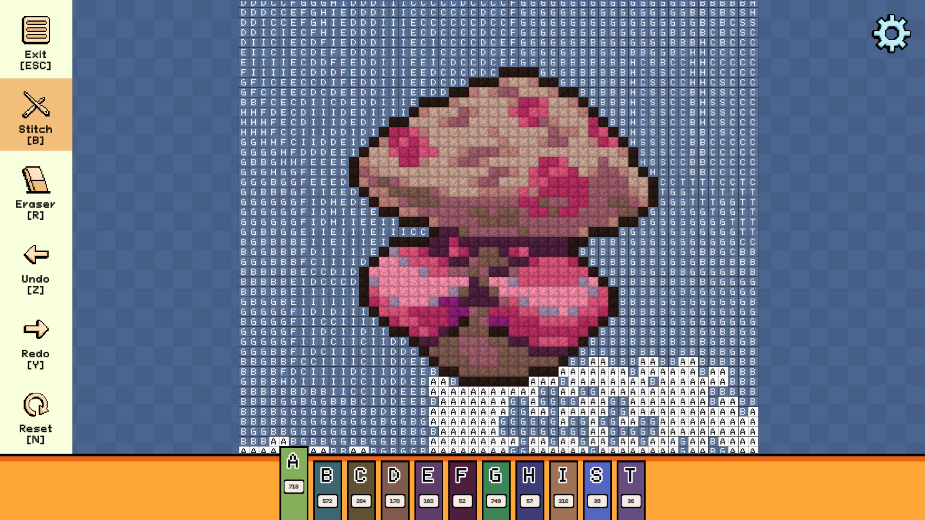 Pixel Cross Stitch - Menacing Monsters Pack 2 screenshot 2