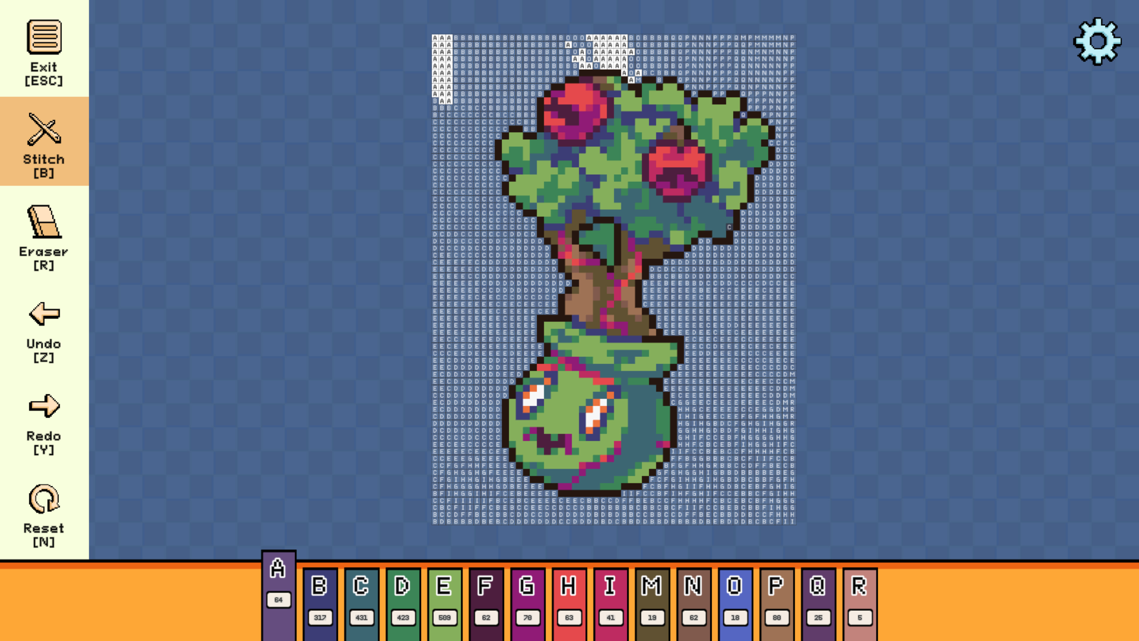 Pixel Cross Stitch - Menacing Monsters Pack 2 screenshot 3