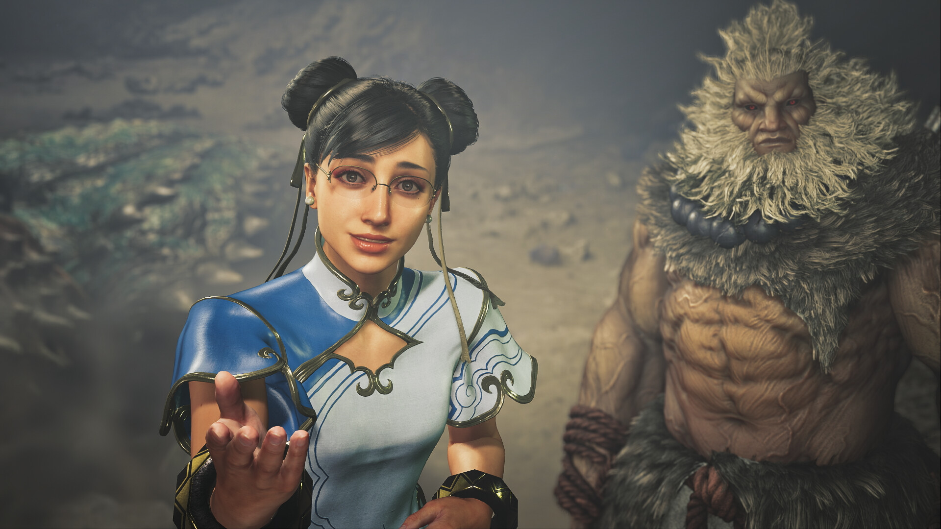 Monster Hunter Wilds - Alma Outfit: Chun-Li Outfit - SF6 screenshot 2