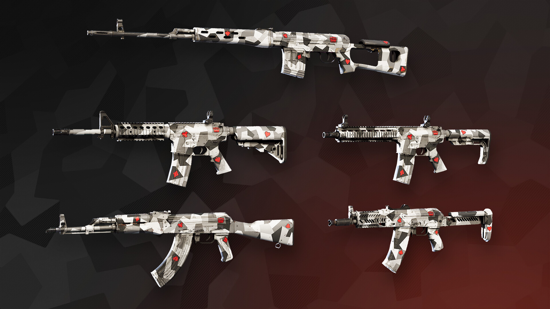 "Royal flush" Skin Set screenshot 2