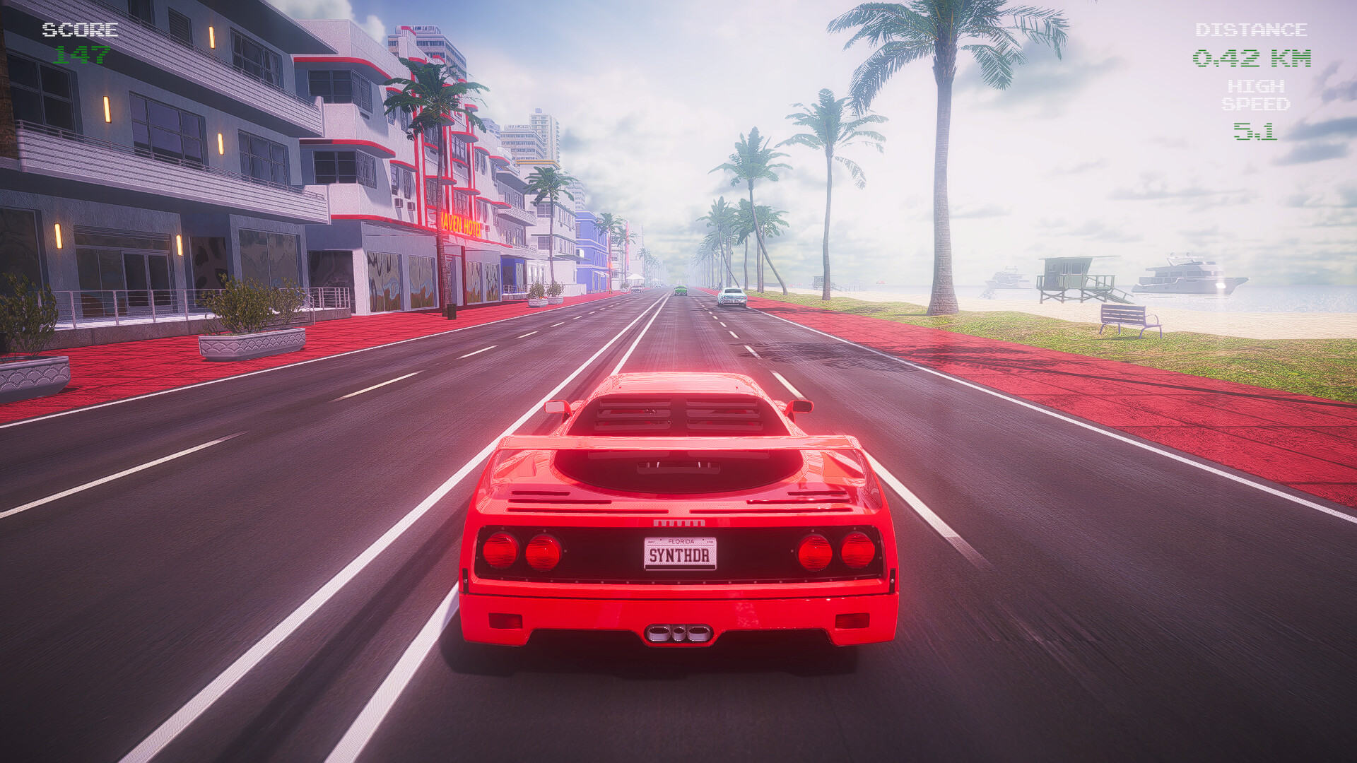 Synthwave Driver screenshot 4