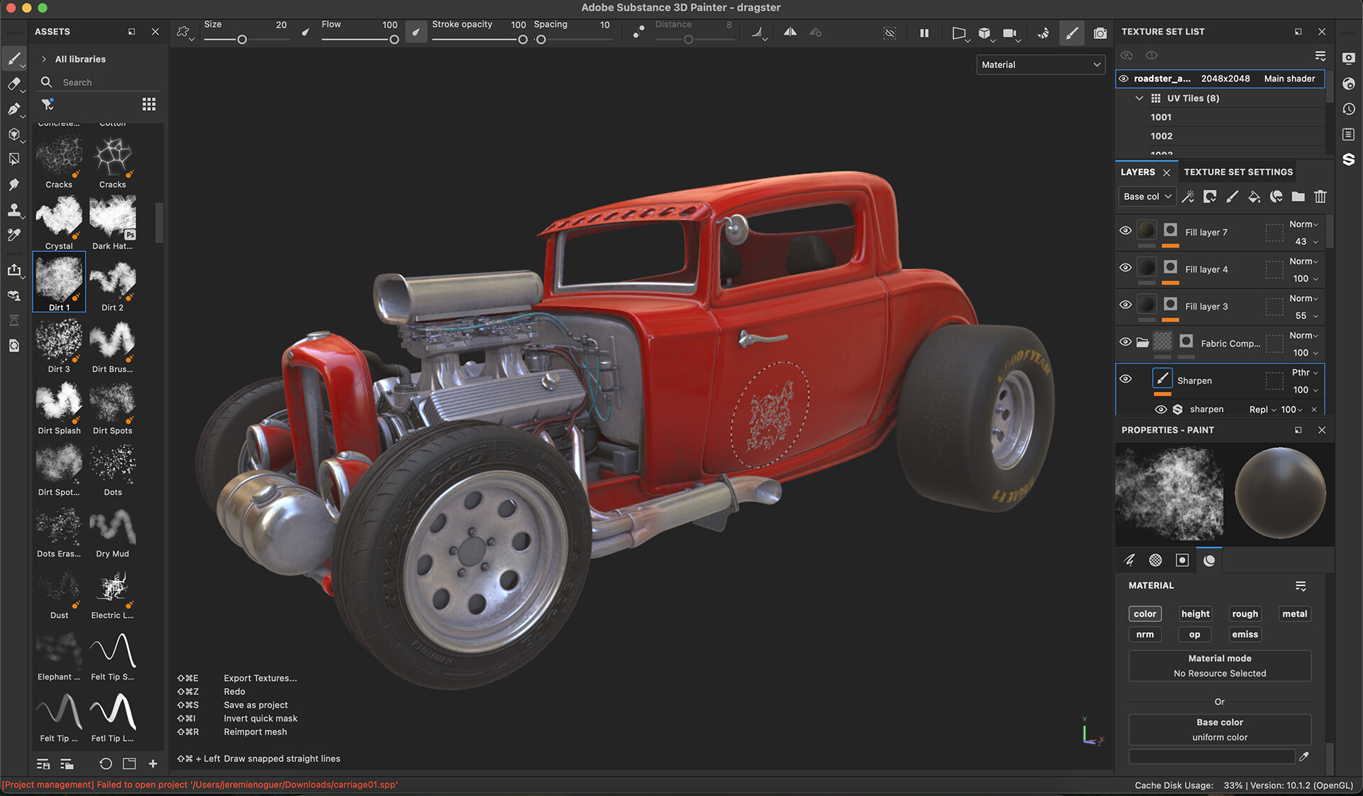 Substance 3D Painter 2025 screenshot 4